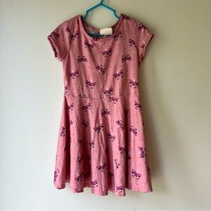 Jenna & Jessie Pink Unicorn Dress 3T (fits Like 4T) Toddler Girls Twirl Dress